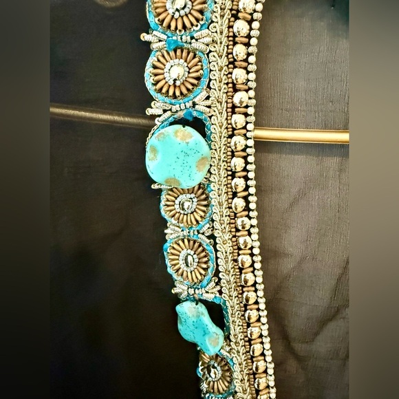 Beloved Star Swim Cover Up Beaded black  Small - Picture 3 of 7